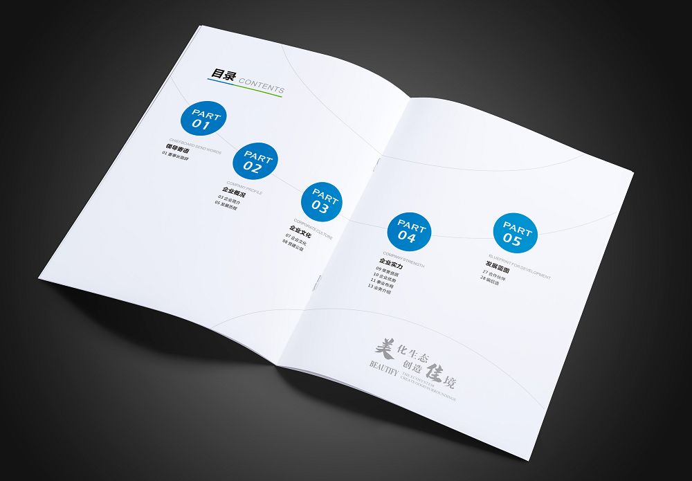 美佳環境垃圾分類環保畫冊設計